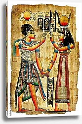 Постер Античный египетский папирус