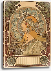 Постер Муха Альфонс La Plume