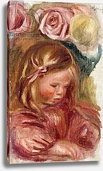 Постер Ренуар Пьер (Pierre-Auguste Renoir) Study, Coco in the Roses,