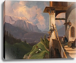 Постер Шифтер Адальберт Innsbruck mit der Nordkette