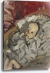 Постер Брюссельманс Жан Kind in de wieg