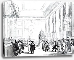 Постер Роуландсон Томас Bank of England, Great Hall, from Ackermann's 'Microcosm of London', 1809