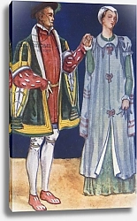 Постер Калтроп Дион A Man and Woman of the Time of Edward VI 1547-1553