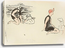 Постер Гут Пол Arcachon, 1919 sur la plage