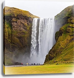 Постер Водопад  Скогафосс. Исландия 3