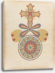 Постер Школа: Американская 20в. Дизайн дверного проема миссии Санта-Барбара из портфолио Декоративно-прикладного искусства Испанской Калифорнии