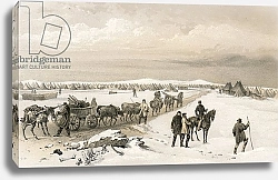 Постер Симпсон Вильям The camp of the 1st Division, the Heights of Inkermann in the distance