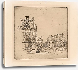 Постер Панкевич Юзеф Des Tuileries Street, Paris