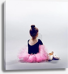 Постер Маленькая балерина и большие пуанты