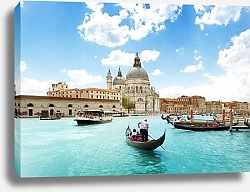 Постер Венеция, Гранд Канал и Базилика Santa Maria della Salute