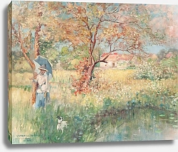 Постер Жаннуа Пьер-Жорж A farm in Bourgogne