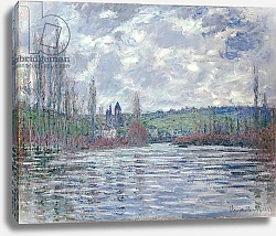 Постер Моне Клод (Claude Monet) The Seine in Flood at Vetheuil, 1881
