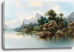 Постер Кауфман Карл Large Mountain Lake