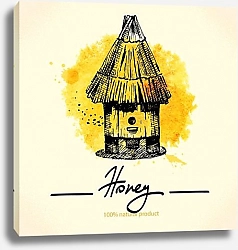 Постер Пасека с желтой кляксой