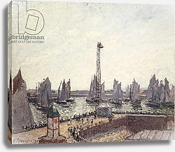 Постер Писсарро Камиль (Camille Pissarro) Outer Harbour and Cranes, Le Havre; Avant-port et Anse des Pilotes, Le Havre, 1903
