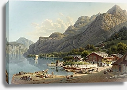 Постер Лори Габриэль Младшая Вид на Флулен, Швейцария