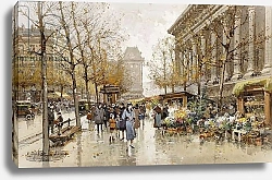 Постер Гальен Евген Paris Street in Autumn,