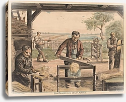 Постер Эру Бруно Zur bearbeitung des Flachses