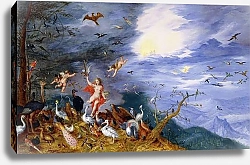 Постер Брейгель Ян Младший  An Allegory of Air, c.1630