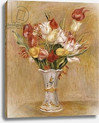 Постер Ренуар Пьер (Pierre-Auguste Renoir) Tulips 1