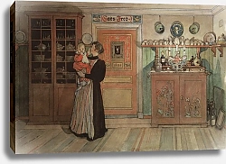 Постер Ларсон Карл Между Рождеством и Новым годом