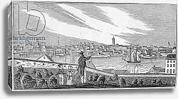 Постер Барбер Джон South view of Charlestown, engraved by S. E. Brown, 1839
