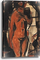 Постер Рольфс Кристиан Stehender weiblicher Akt