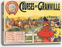 Постер Муэль Эжен Courses de Granville… Hippodrome de Donville