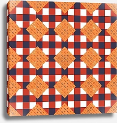 Абстрактный узор с квадратами и треугольники