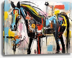 Постер Bizarre animals. Horse