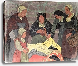 Постер Серюзье Поль The Fabric Seller, c.1898