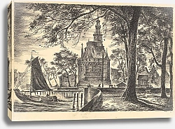 Постер Оортвейн Мартен Gezicht op de Hoofdtoren