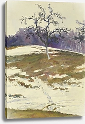 Постер Мук Фридрих Пейзаж поздней осенью