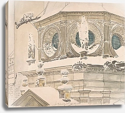 Постер Чолковский Леон Drum of the cupola of Sigismund Chapel