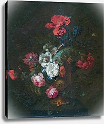 Постер Неизвестен Цветы в каменной вазе