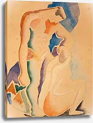 Постер Бентон Томас Две купальщицы