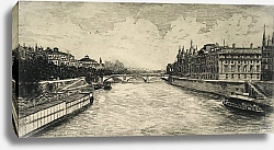 Постер Рой Пьер-Марсель Le Pont au Change et le Palais de Justice