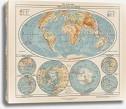 Постер Фридрих Эрнст Die Erdrinde – Hóhen und Tiefen der Erdrinde