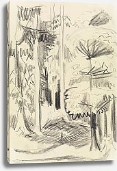 Постер Кирхнер Людвиг Эрнст Смешанный лес