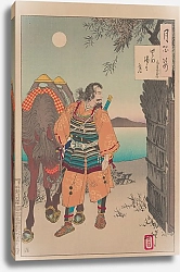 Постер Еситоси Цукиока Katada Bay moon
