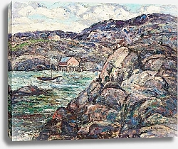 Постер Лоусон Эрнест Скалистое побережье, Новая Шотландия