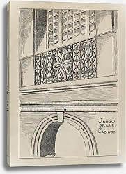 Постер Карри Ал Wrought Iron Balcony Rail