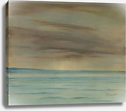 Постер Шуберт Юлиус Закат на берегу моря