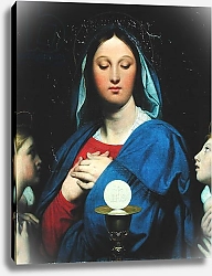 Постер Ингрес Джин The Virgin of the Host, 1866