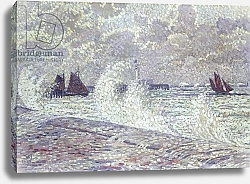 Постер Руссельберг Тео The Sea during Equinox, Boulogne-sur-Mer, 1900