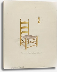Постер Смит Х. Альфред Shaker Three Slat Chair