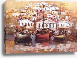 Постер Лодки в гавани #5