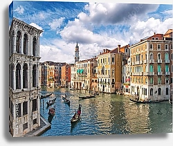Постер Италия. Венеция. Вид на Гранд-Канал днем
