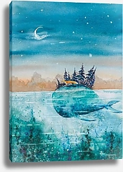 Постер Кит и лиса, путешествующие вместе