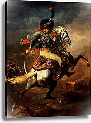 Постер Жерико Теодор Officer of the Hussars, 1814